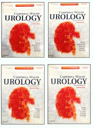 CAMPBELL-WALSH UROLOGY 10th Edition (Set Of Four Volumes)