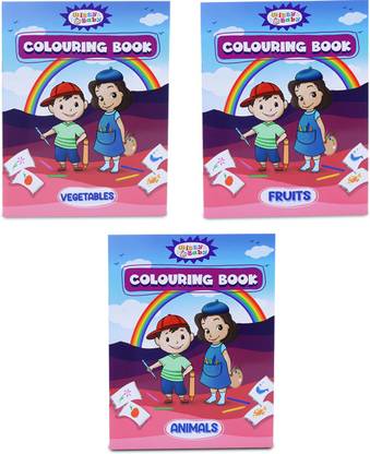 विट्टी बेबी कलरिंग बुक्स फॉर किड्स 2 टू 6 इयर्स कलरिंग पेंटिंग गिफ्टिंग 16 पेजेस ईच (सेट ऑफ 3) WB_3VE-AN-FR
