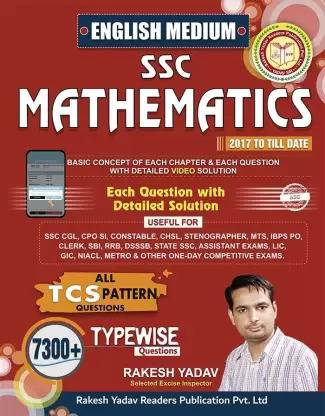 SSC Mathematics 7300+ Bilingual By Rakesh Yadav Sir || All TCS Pattern 7300+ Typewise Questions || Editio2024 N (Paperback, Hindi, RAKESH YADAV SIR)