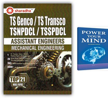 TS Transco / Genco TSNPDCL / TSSPDCL Assistant Engineers Fully Solved Guide For MECHANICAL Engineering With Previous Papers And Top Model Papers, Pack Of 2 Books