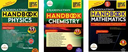 SPR 2nd PUC Handbook - PHYSICS. CHEMISTRY. MATHEMATICS.|Set Of 3 Books|Chapterwise MQPS With Answers-15 MCQ + 5 Fill In The Blanks -12 Solved Papers|