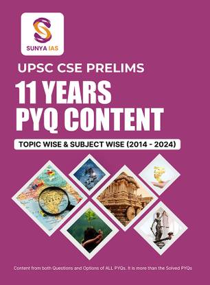 UPSC CSE Prelims 11 Years PYQ Content Topic Wise And Subject Wise (2014 - 2024)