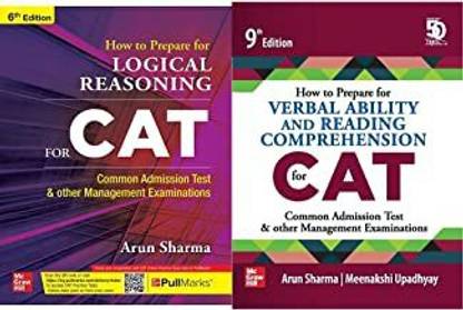CAT Test Prep Combo Logical Reasoning And Verbal Ability/Reading Comprehension (Set Of 2 Books)