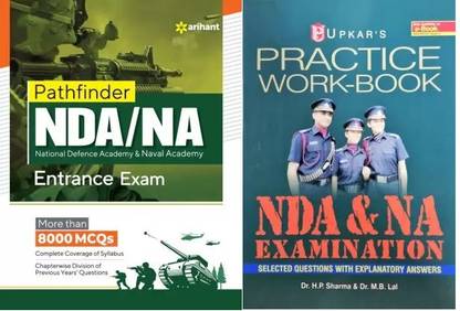 Arihant Pathfinder NDA/NA Entrance For 2024 Exams With Upkar NDA/NA Workbook