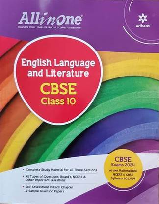 CBSE All In One English Language & Literature Class 10 2023-24 Edition (Paperback, Arihant Publications)