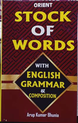 Stock Of Words With English Grammar Composition