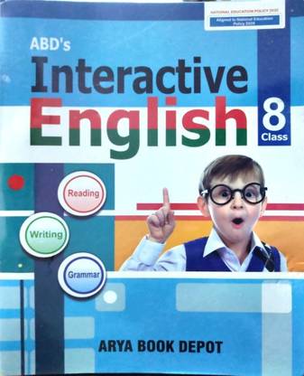 Arya Book Depot Interactive English Class - 8