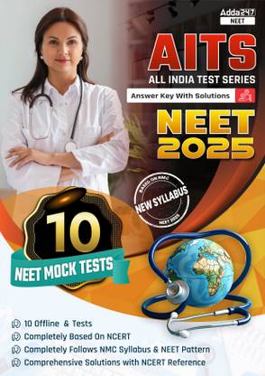 AITS All India Test Series 10 Mock Test For NEET 2025 | NCERT Based Test On Updated NMC New Syllabus With Answer Key With Solutions
