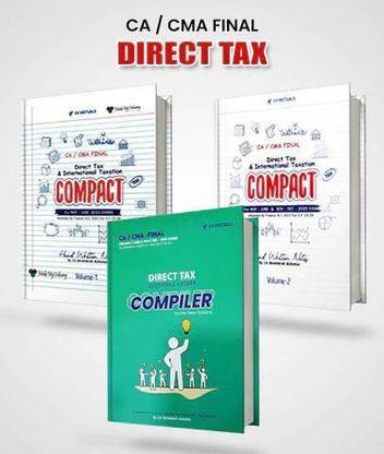 Combo CA / CMA Final COMPACT & Q/A Compiler Direct Tax New Syllabus By CA Bhanwar Borana Applicable For May 2023 Exam