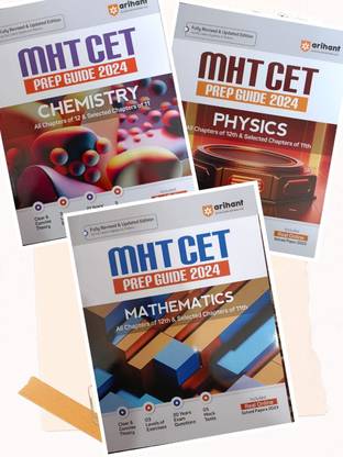 Mht Cet Prep Guide 2024 Physics, Chemistry , Mathematics