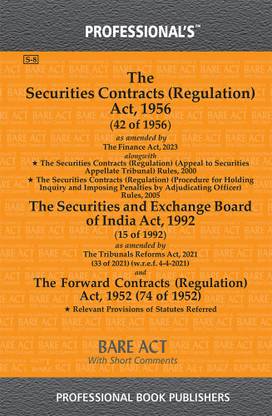 Securities Contracts (Regulation) Act, 1956 As Amended By Finance Act, 2021