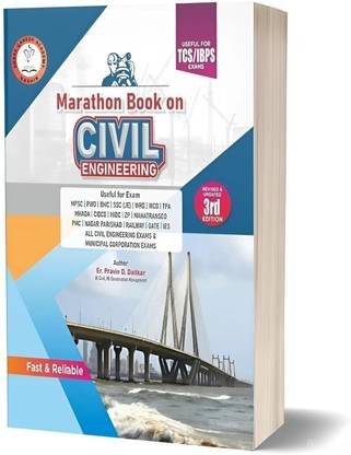 Marathon Book On Civil Engineering - Revised & Updated 3rd/Ed. - For TCS/IBPS Exams And Other Exams