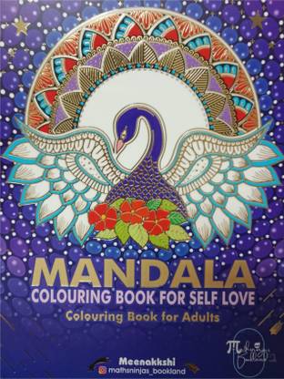 Mandala Colouring Art Book For Self Love| 30 Sheets For Adults With Tearout Pages For Relaxation By Mathsninjas Bookland