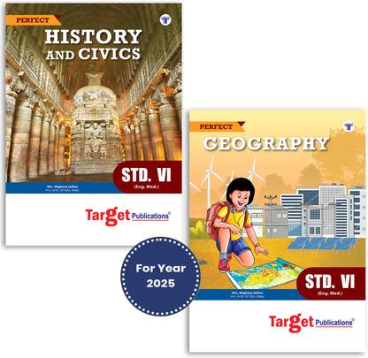 Std 6 Perfect Notes History - Civics And Geography Book | English Medium | Maharashtra State Board | Includes Textual Question Answers, Chapterwise Assessment And Pictorial Explanations | Based On Std 6th New Syllabus