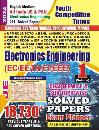 English Medium All India Je & Psu Electronic Engineering 211+ Solved Papers(Isro/drdo/kvs/rrbje/rrbsse/uppcl/uprvunl/mppgcl)