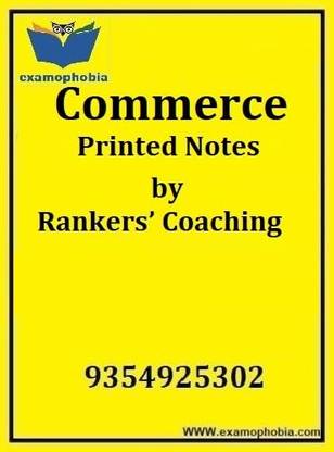 Rankers IAS Commerce Optional Printed Notes