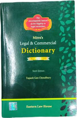 Mitra's Legal And Commercial Dictionary - Eastern Law House