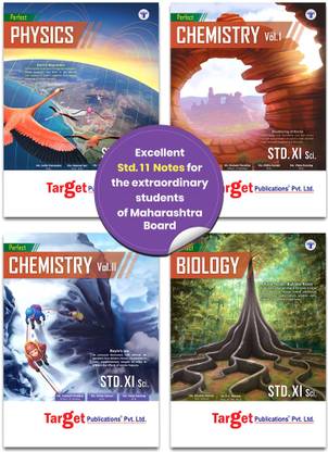 Std 11 Perfect PCB Books (Physics, Chemistry And Biology) Combo | Science | Maharashtra State Board Notes | Based On New Syllabus | Set Of 4 Books
