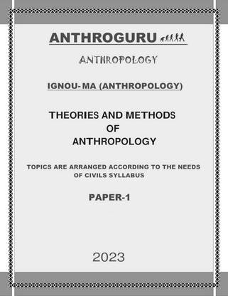 IGNOU MA Theories And Methods Of Anthropology Notes English For Mains 2023