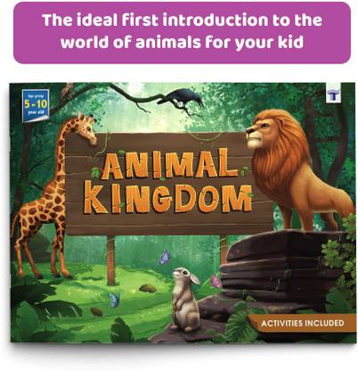 Blossom Animal Kingdom Book For Kids In English | 5 To 10 Year Old Children | Infopedia With Picture Description And Activities For Children | Fun Facts About Zoo Animals And Birds | Useful For School Projects