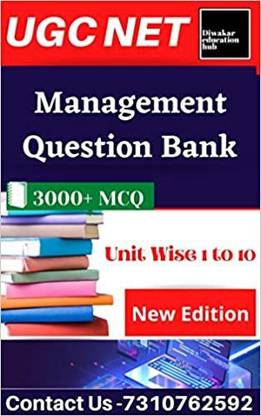 UGC NET Management Practice Set [Question Bank] Book 3000+Question Answer [MCQ] With Explanations