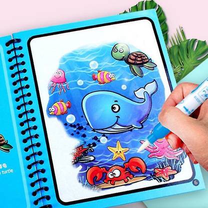 Practice Copy Book Writing Book With Water Magic Book  (Paperback, Bookish Store)