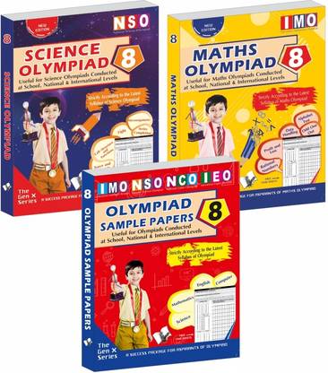 National Science Olympiad - Class 8 + International Maths Olympiad - Class 8 + Olympiad Sample Paper - Class 8 With OMR Sheets