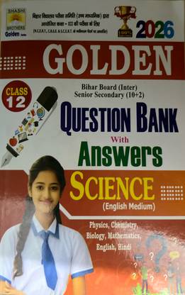 Bihar Board Golden Class Class 12 Science English Medium Question Bank With Answer 2026