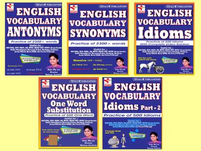 These Are The Extensive Book 
which Covers Every Aspect Of English Vocabulary. The Book Primarily Covers All The Vocabulary Questions Asked By The Staff Selection Commission In Its Various Exams. It Also Includes Words And Phrases That Haven't Been Asked Yet But They Are Frequently Used And There Is A Strong Possibility That Those Words Will Be Asked In Upcoming Exams. Apart From The Mainstream SSC Exams Like CGL, CPO,CHSL, MTS This Book Also Covers Other Exams Like Stenographer, IMD, Selection Post, Head Constable Exam, Etc The Book Is Quite Student Friendly And Uses Very Easy And Lucid Language. Each And Every Word In The Book Has Been Explained In Both Hindi And English. The Book Covers All The Exams From 2018 To June 2023. The Part Of Speech Of Every Word Is Mentioned So As To Make It Easier To Understand. Only, Which Makes It Unique As Bulky Books Are Somewhat Burdensome