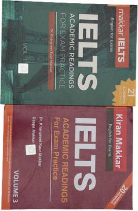 Makkar IELTS Academic Readings Vol. 1 And 3 Set For Exam Practice