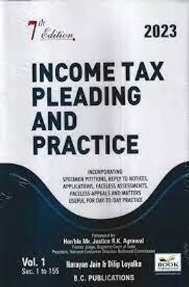 Book Corporation Income Tax Pleadings And Practice By Narayan Jain & Dilip Loyalka Edition April 2023