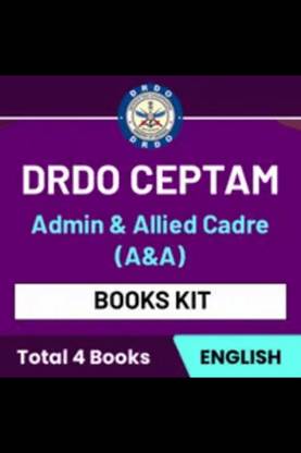 DRDO CEPTAM Admin & Allied(A&A) 2023 Books Kit(English Printed Edition) By Adda247
