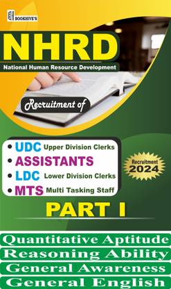 NHRD UDC(Upper Division Clerk/LDC(Lower Division Clerks)/Assistants/ MTS 2023 - 2024 || National Human Resource Development Group C Posts (Set Of 4 Books)