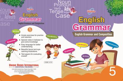 Unique English Grammar Book For Children Class 5 Level 5 English Grammar & Composition Book