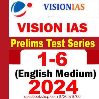 Vision IAS Prelims Test Series 2024 Subjective Test Questions With Solutions Test 1-6 English Medium Paperback Photocopy (Paperback, Vision IAS) (Paperback, Vision IAS)