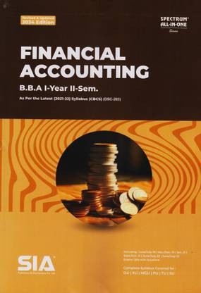 BBA I-Year II-Sem Financial Accounting Revised & Updated 2024 Edition