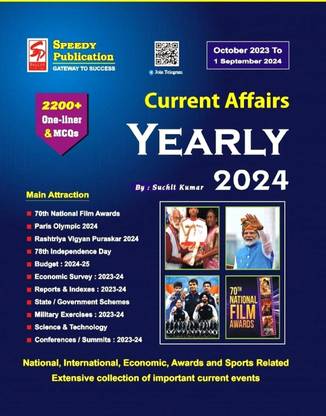 Speedy Current Affairs 2024 October 2023 To 1 September 2024