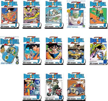 Dragon Ball Z, Vol. 1 & Vol. 2 & Vol. 3 & Vol. 4 & Vol. 5 & Vol. 6 & Vol. 7 & Vol. 8 & Vol. 9 & Vol. 10 & Vol. 11 & Vol. 12 & Vol. 13 (Manga) (Combo Of 13 Books) (13 Books Set)