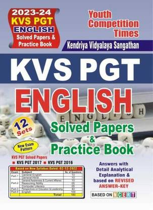 KVS PGT ENGLISH Solved Papers & Practice Books