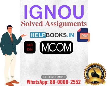 IGNOU Master's Degree Programme Latest IGNOU Solved Assignment 2023-2024 For December IGNOU EXAM : Solved Assignments For Master Of Commerce MCOM