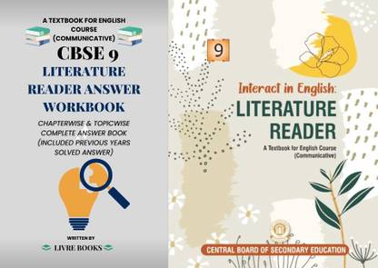 LITERATURE READER CBSE CLASS 9 BOOK With Complete Answer Book(Set Of Two Books) Based On Unit/Chapter Wise As Per CBSE New Syllabus