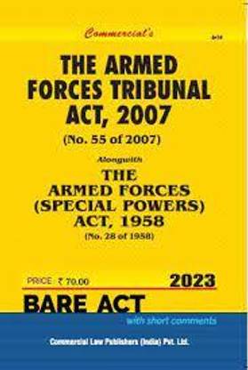 Armed Forces Tribunal Act, 2007, Book Edition: 2023 Edition