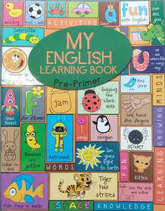 MCP- My English Learning Book (Pre - Primer) For All Children, Kids | Trace On The Dotted Line Writing Letters, Fun With Letters, Activity Book For Kids & Children, Handwriting | Early Learning Book | Etc