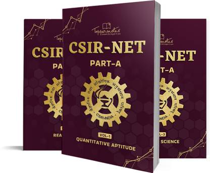 टॉपर्सनोट्स CSIR नेट पार्ट ए एग्ज़ाम नोट्स इन इंग्लिश मीडियम आर बेस्ड ऑन द लेटेस्ट एग्ज़ाम पैटर्न/सिलेबस | सेट ऑफ 3 बुक्स