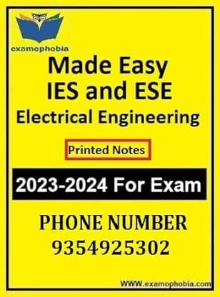 IES And ESE Made Easy Notes Electrical Engineering