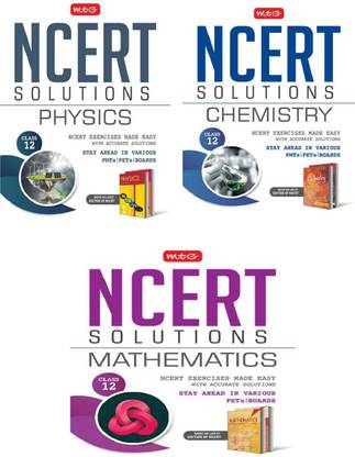 Mtg Ncert Solution Physics Chemistry Mathematics 12th ( Set Of 3 Books )