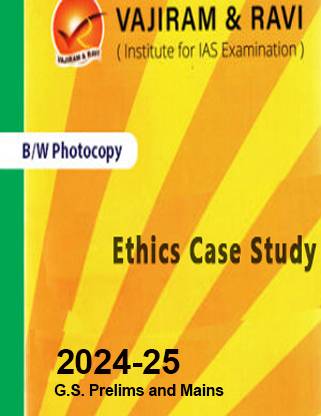 Vajiram & Ravi Ethics Case Srudy Book For IAS General Studies(GS)-Yellow Book Prelims & Mains 2024-25 Printed Notes- English (Photocopy B/W Study Material) (Paperback Vajiram & Ravi Photocopy) (Paperback, Vajiram & Ravi)