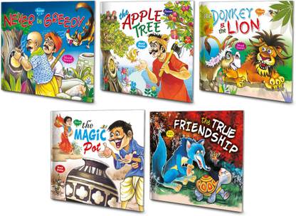 Never Be Greedy, The Apple Tree, The Donkey & The Lion, The Magic Pot, The True Friendship | 5 Moral Stories By Sawan