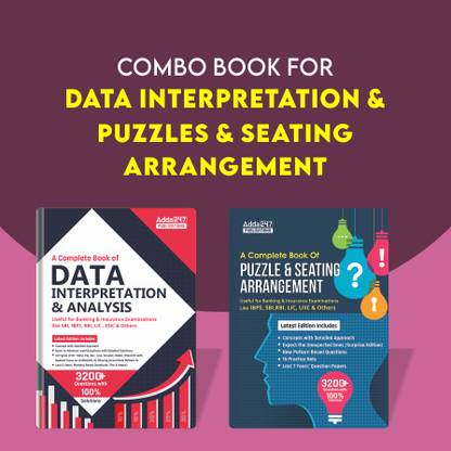 A Complete Book On Data Interpretation & Analysis And A Complete Book For Seating Arrangement And Puzzles (A Combined Set Of Two Books) Third Edition