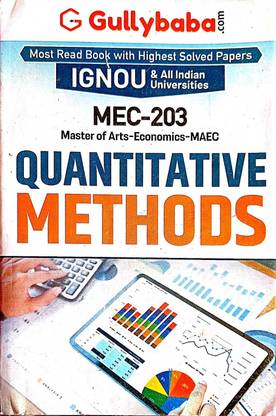IGNOU GPH (MAEC) Help Guide (MEC-203, Quantitative Methods)